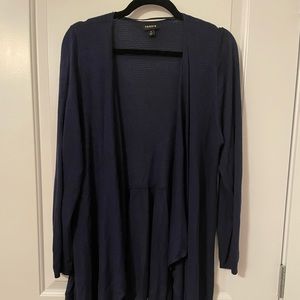 Torrid size 2 navy knit cardigan